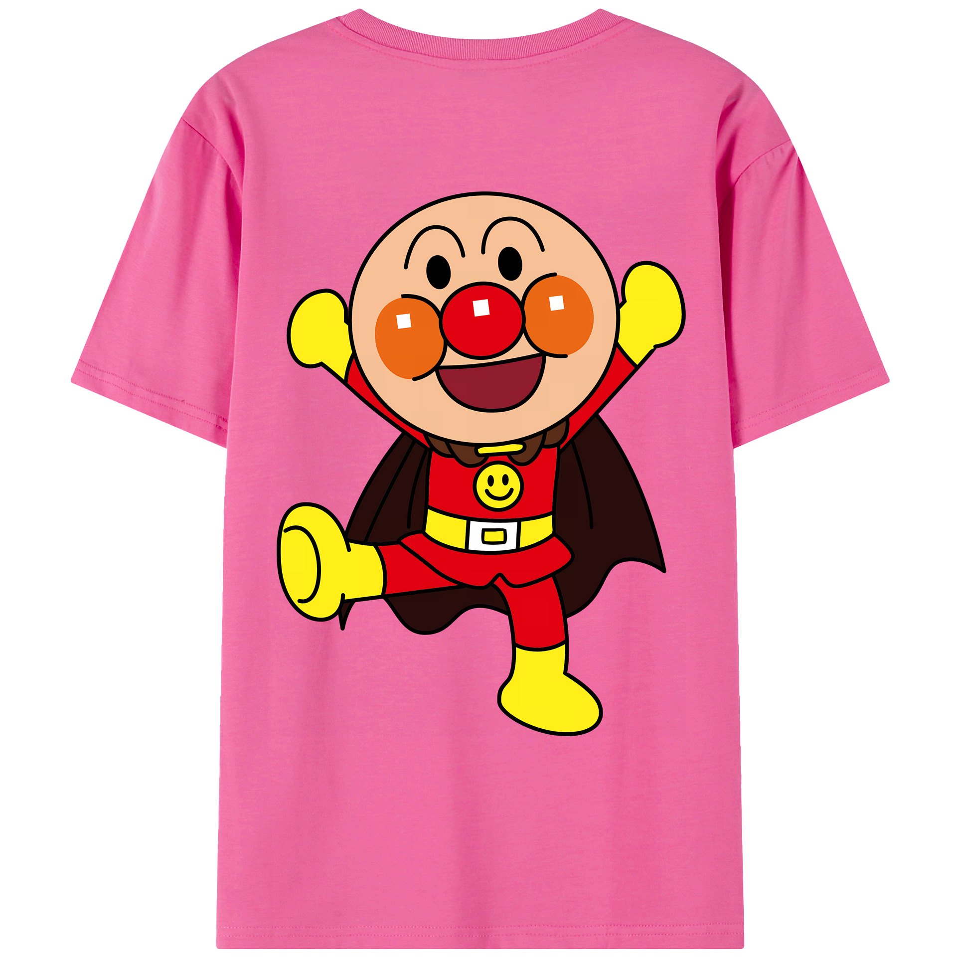 （画像用） アンパンマン Anpanman レディース半袖Tシャツ(バックプリント)